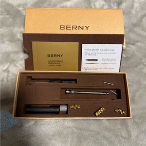 BERNY Watch Repair Kit, for Watch Link Removal Kit, A Few Gold Links Included